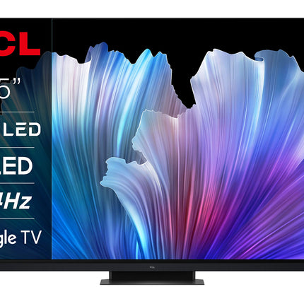 TCL 75C935 75-tolline 189 cm QLED Mini-LED-teler, 4K UHD, Google TV, HDR Extreme, 2500 niti, 144 Hz VRR, 120 Hz liikumise selgus, Dolby Vision ja Atmos, 2.1.2 ONKYO heliriba, hääljuhtimine