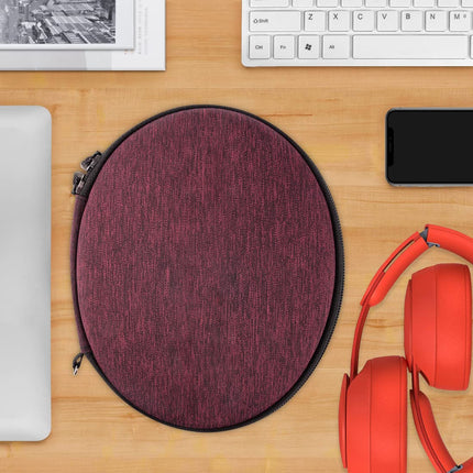Geekria UltraShell kaitseümbris Skullcandy Crusher Wireless, Crusher ANC, Crusher 360 ja Hesh 3 kõrvaklappidele, kõva kestaga reisiümbris lisatarvikute jaoks (Moab Red)