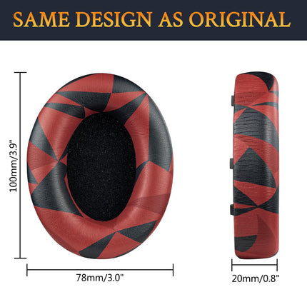 SOULWIT Professional Replacement Ear Pads for Sony WH-1000XM4 (WH1000XM4) Over-Ear Headphones with Soft Protein Leather, Noise Isolating Foam, Extra Thickness