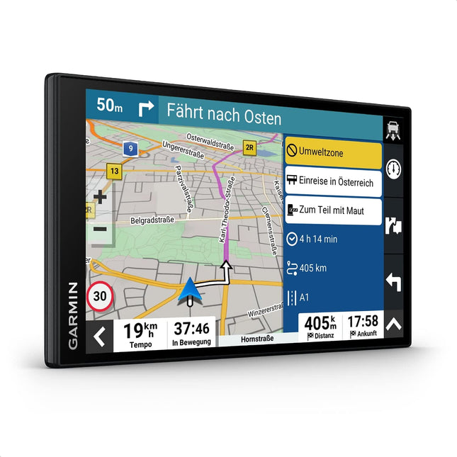 Garmin DriveSmart 76 MT-S Amazon Alexa – navigatsiooniseade sisseehitatud Alexaga, suur 7-tolline (17,8 cm) HD-ekraan, Euroopa 3D-kaardid keskkonnavöönditega, reaalajas liiklusteave Garmin Drive'i rakenduse kaudu.