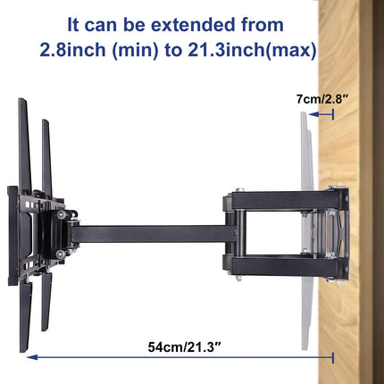 Nurgakinnitusega seinakinnitus LED LCD plasmateleritele, 32" - 65" (32" - 65"), max 45 kg, VESA 600x400