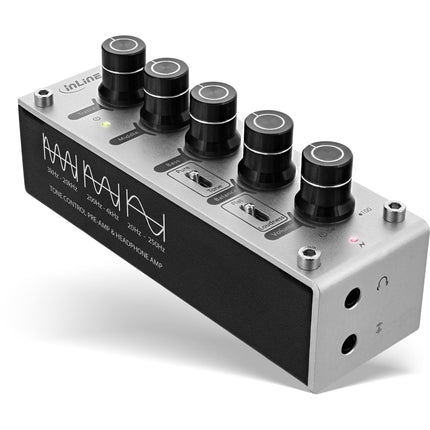InLine 99201I AmpEQ Hi-Res AUDIO kõrvaklappide võimendi ja ekvalaiser, 3,5 mm pesa, USB toide