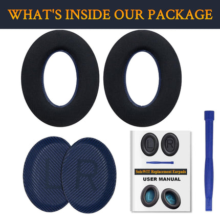 SoloWIT® jahutava geeliga vahetuskõrvapadjad Bose QuietComfort 35 (QC35) ja Quiet Comfort 35 II (QC35 II) kõrvaklappidele