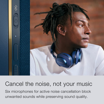 Bowers &amp; Wilkins PX7 S2 juhtmevabad kõrvaklapid Bluetoothi ​​ja mürasummutusega, sinised, tavalised