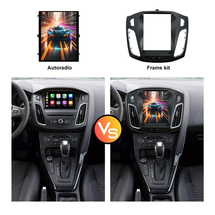 BXLIYER Android 14 IPS autoraadio Ford Focus MK3 (2012-2017) GPS-navigatsiooniga raadio - sisseehitatud CarPlay Android Auto - kaamera + Canbus - 2G+32G - 9,7-tolline 2 DIN-ekraan - DSP DAB roolil juhtimine WiFi Navi