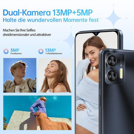 OUKITEL C36 nutitelefon ilma lepinguta 24GB + 256GB / 1TB, Android 14 4G mobiiltelefon, odav kaheksatuumaline, 6,56-tolline 90Hz ekraan, 5150mAh aku, 13MP panoraamkaamera, kahe SIM-kaardiga lukustamata mobiiltelefonid, sõrmejäljelugeja - must