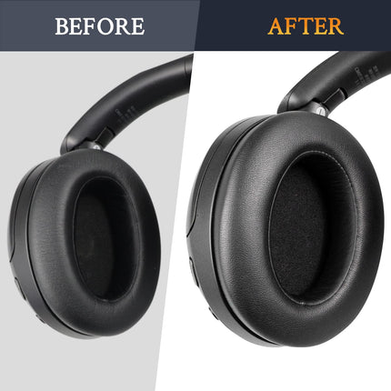 SOULWIT vahetuskõrvapadjad Sony WH-XB910 XB910N Extra Bass mürasummutavatele kõrvaklappidele, Sony WHXB910N juhtmevabadele Bluetooth-peakomplektidele, vahetuspadjad pehmema valknahast