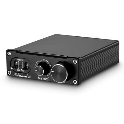 Nobsound G2 Subwoofer Amplifier, 100 Watt Home Sub Bass Power Amplifier, Full Frequency Mono Channel Amp, PBTL/BTL Bridge Amplifier with Gain Control, for Passive Subwoofer Bass Shaker