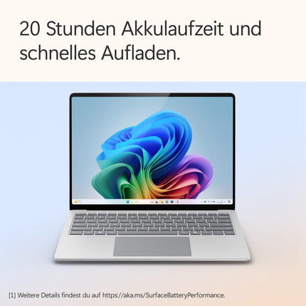 Microsoft Surface'i sülearvuti | Copilot+ PC | 13,8-tolline puuteekraan | Snapdragon® X Plus (10 südamikku) | 16 GB RAM | 256 GB SSD | Uusim mudel, 7. väljaanne | Platinum