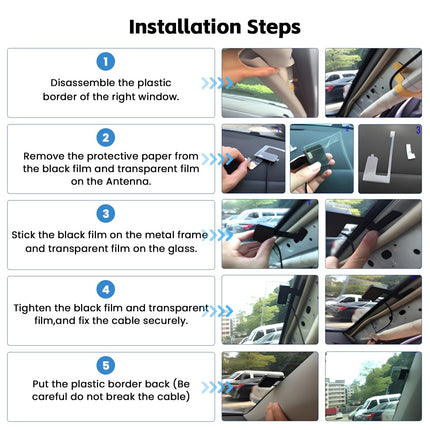 Hikity DAB antenna for Android car radio car kit digital radio car receiver adapter windscreen antenna digital radio DAB USB 2.0 dongle