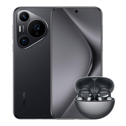 HUAWEI Pura 70 Pro nutitelefon, 12 GB + 512 GB, ülikiire hetktõmmis, ülivalgustav makrotelefonikaamera, ülivastupidine Kunlun klaas, 100 W ülilaadimine, 5050 mAh aku, must + must Freeclip