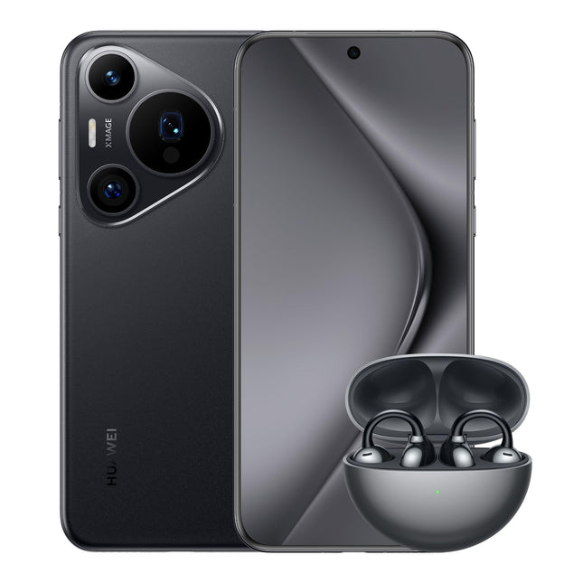 HUAWEI Pura 70 Pro nutitelefon, 12 GB + 512 GB, ülikiire hetktõmmis, ülivalgustav makrotelefonikaamera, ülivastupidine Kunlun klaas, 100 W ülilaadimine, 5050 mAh aku, must + must Freeclip