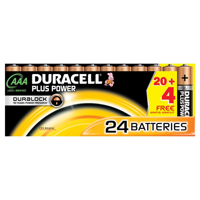 Duracell DUR019058 Plus AAA patareid (24 tk)