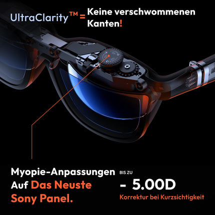 VITURE Pro XR/AR prillid, 135-tolline 120 Hz 1000 niti üliselge ekraan, Harman Audio, elektrokroomne film, videoprillid, mis ühilduvad iPhone 16/15/Androidi/Maci/PC/Steam Decki/mängukonsoolidega