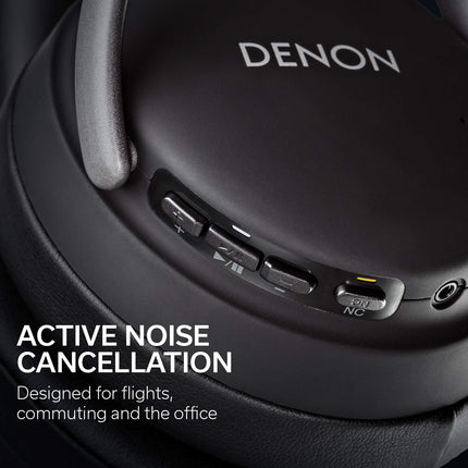 Denon AH-GC30 Wireless Over-Ear Headphones with Noise Cancelling (ANC), Bluetooth, Hi-Res, Microphone, 20-hour Battery Life