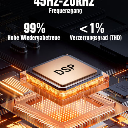 Hiwill 4.1-kanaliline heliriba Dolby Atmosega, 300 W heliriba teleritele subwooferiga, 2 eesmist ruumilist kõlarit, HDMI eARC, reguleeritavad kõrged ja bassid, ruumiline heli telerile, HiElite A41
