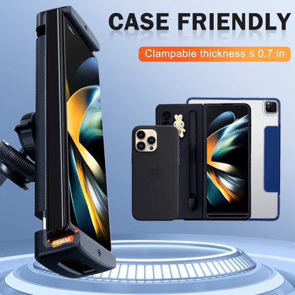 xuenair Z Fold 5 autohoidik, [360° pööratav ja kindlalt paigas ning ei kuku kunagi maha] ventilatsiooniavaga tahvelarvuti hoidik autosse, iPad Mini autohoidik Samsung Z Fold 6 5 4 3 iPhone Google Motorola LTC telefonidele