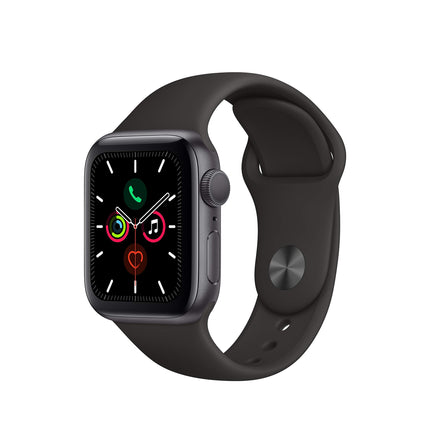 Apple Watch Series 5 40 mm (GPS) - Space Gray Aluminum Case with Black Sport Band (Refurbished)