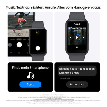 Samsung Galaxy Fit3 Smartwatch, Fitness Watch as Fitness Tracker and Activity Tracker, Gray, Includes 36-Month Manufacturer's Warranty [Exclusively at Amazon]