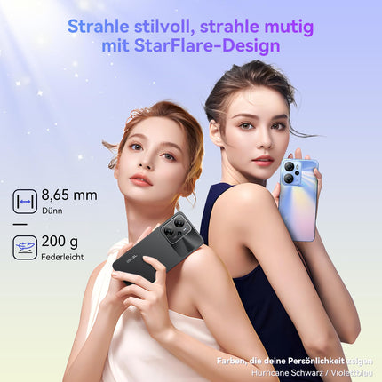 OSCAL Tiger 13 5G mobiiltelefon ilma lepinguta Gemini AI 24GB+256GB/2TB, Android 14 nutitelefon ilma lepinguta 90Hz 6.67" HD+, 50MP AI kaamera, 4K video, 18W kiirlaadimine/5000mAh, Face ID/sõrmejäljelugeja/OTG/NFC