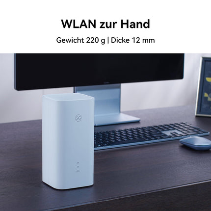 5G CPE 5s, H153, 5G Router SIM, Wi-Fi 6 AX3000, DL 3600 Mbps/UL 500 Mbps, 9 dBi high-gain antenna, LAN/WAN port, Visualized Wi-Fi diagnostics, Home Broadband Mesh+