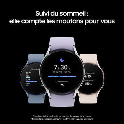 Samsung Galaxy Watch5 nutikell, tervisejälgija, spordikell, pikaealine aku, Bluetooth, 44 mm, grafiit, 1-aastane pikendus
