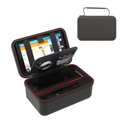 Digicharge 5'' Sat Nav Case Bag for Garmin Drive 53 52 51 DriveSmart 55 Zumo, Tomtom Go Classic 5'' 2nd Gen Lite Professional Discover 5'' Premium 5” Expert 5'' Basic 5" Essential Go 5200 5-inch GPS