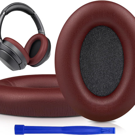 SOULWIT valknahast vahetuskõrvapadjad Sony WH-1000XM3 (WH1000XM3) kõrvaklappidele, pehme valknahast vahetuspadjad, müra isoleeriv mäluvaht