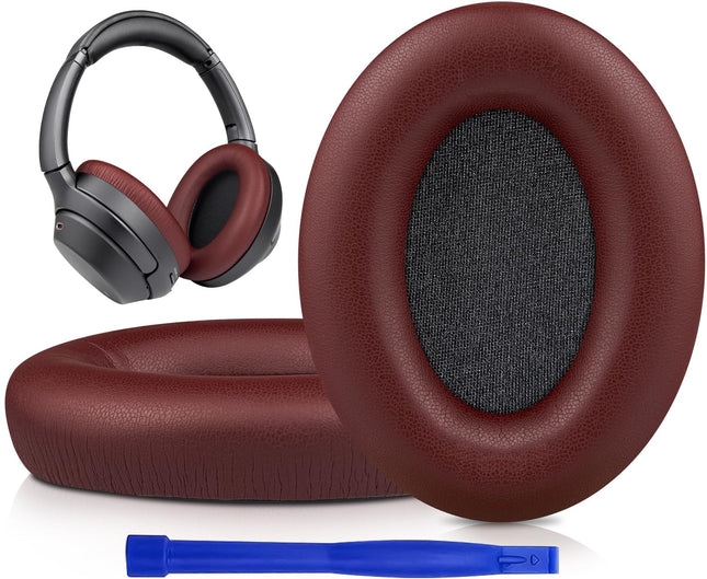 SOULWIT valknahast vahetuskõrvapadjad Sony WH-1000XM3 (WH1000XM3) kõrvaklappidele, pehme valknahast vahetuspadjad, müra isoleeriv mäluvaht