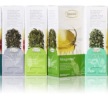 Ronnefeldti tee kinkekomplekt Joy of Tea jõulukinkekomplekti proovikomplekt | koosneb 13 eksklusiivsest teesordist | Teekarbi kingitused naistele ja meestele | Segatud segude kingiideed