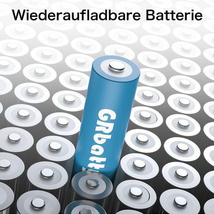 GRbatty AA Rechargeable Battery NI-MH, 3300mAh Long-lasting, 1.2V 1200 Cycles Rechargeable AA Batteries - and business devices - 16 pieces for household