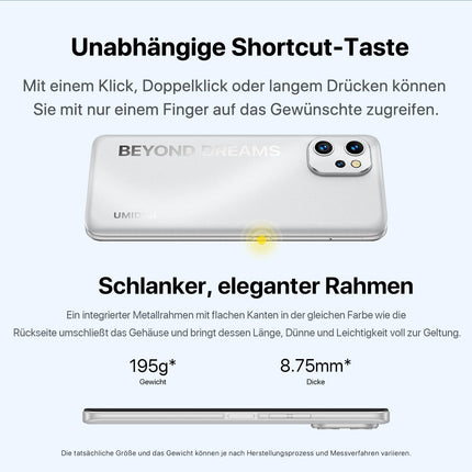 UMIDIGI F3 Android nutitelefon ilma lepinguta, 8GB+128GB, FHD+ 6.78" ekraan, Helio P70 NFC mobiiltelefon ilma lepinguta, 48MP AI kolmekordne kaamera, 5150mAh aku 18W kiirlaadimisega, sõrmejäljelugeja/OTG/kaks SIM-kaarti