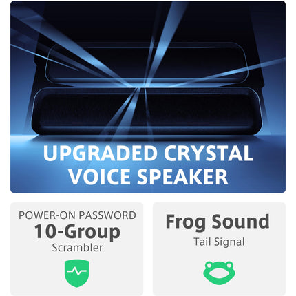 QUANSHENG UV-K6 5W raadiosaatja, pika levialaga laetav pihuraadio täiskasvanutele, politseiraadio FM, NOAA, C-tüüpi laadimisega, 200 kanaliga (UA-K6 kaabliga)