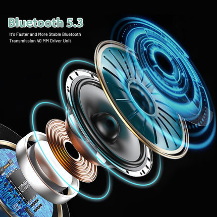 IFECCO Bluetooth-kõrvaklapid kõrvapealsed - juhtmevabad kõrvaklapid mikrofoniga, kokkupandavad HiFi stereo juhtmevabad kõrvaklapid reisimiseks/kontorisse/mobiiltelefoni/arvuti jaoks (rohelised)