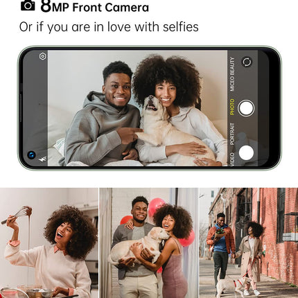 OUKITEL C21 PRO Smartphone without a contract, full glass design, 4GB + 64GB, 256GB external SD, 21MP triple rear camera, Android 11 Dual SIM mobile phone, 6.39'' HD+ display, fingerprint face ID, GPS, WiFi, black