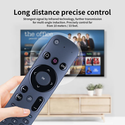 GOUYESHO uus asenduspult Deutsche Telekom MagentaTV Box Play jaoks, must, 40868873, Bluetoothiga