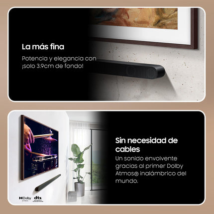 Samsung HW-S800D/ZF Barra de Sonido Ultra Slim Con Subwoofer 3.1.2 Canales Wireless Dolby Atmos