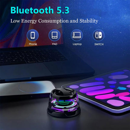 Multifunctional Magnetic Bluetooth Speaker, G200 Portable Bluetooth Speaker with Multi-RGB Color Light and Phone Holder, Waterproof Magbeat Bluetooth Speaker for Outdoor Travel