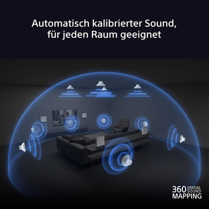 Sony BRAVIA Theatre Quad - Home entertainment system with four wireless speakers, 360 spatial sound mapping, sound field optimization, 3-way speakers, Dolby Atmos/DTS:X
