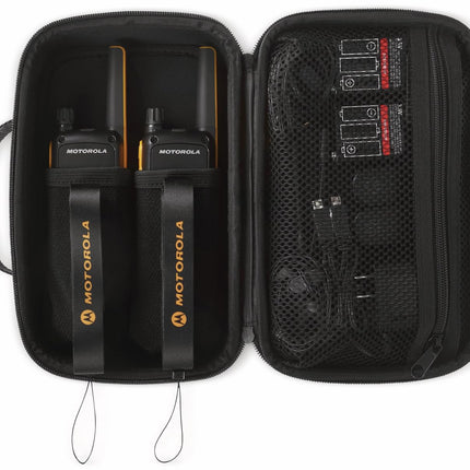 Motorola Talkabout T82 Extreme PMR raadiosaatja - kaksikpakk, 20*5*3, must, oranž