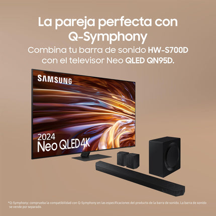 SAMSUNGi heliriba HW-S700D/ZF - üliõhuke disain, Dolby Atmos Wireless, Q-Symphony, 3.1 kanalit ja SpaceFit heli