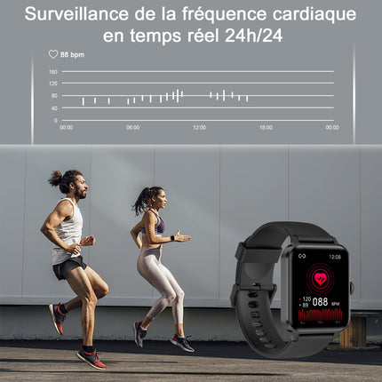 Blackview R30 - Smartwatch Fitness Watch - 1.83-inch Display - +100 Training Modes - Notifications &amp; Call Management - 7-Day Battery Life - Pink