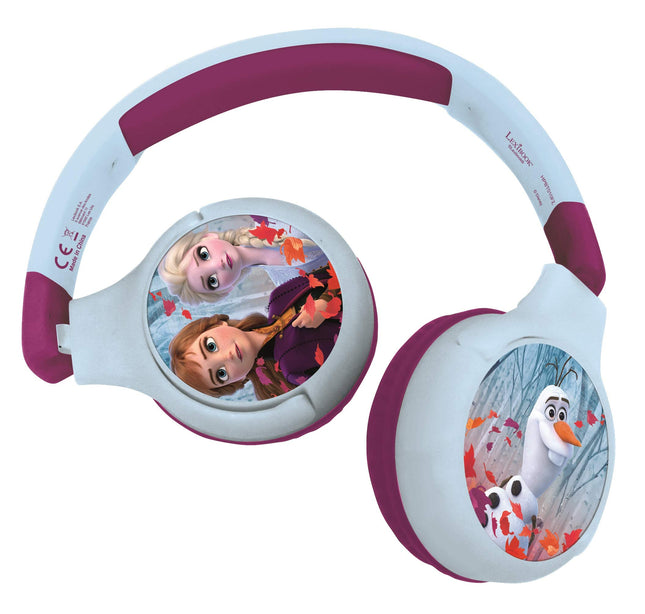 Lexibook - Disney Frozen - 2-ühes Bluetooth ja Bedrade lastetelefon, stereo, juhtmevaba, helikindel, kaasaskantav, reguleeritav, beebi, sinine/paar, HPBT010FZ