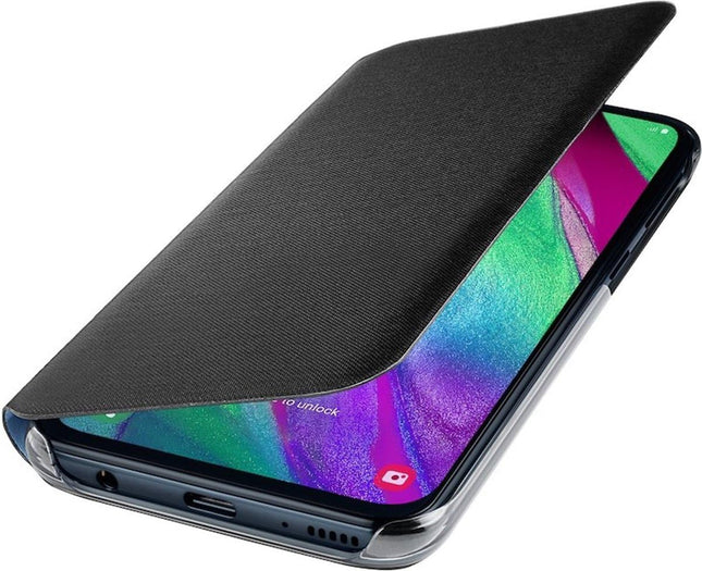 Samsungi rahakotiümbris (Ef-WA405) Galaxy A40 jaoks, must