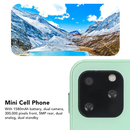 XS13 nutitelefon 3G, GSM 2,5-tolline 1 GB 8 GB neljatuumaline Android-mobiiltelefon Android 6.0 jaoks, sisseehitatud 1580 mAh liitiumioonaku, laste mobiiltelefon, kahe SIM-kaardiga telefon, kingitus telefonile