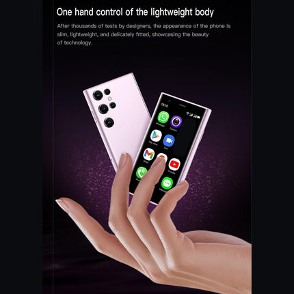 SOYES S23 Pro nutitelefon, 3,0-tolline üliõhuke mobiiltelefon 2 GB 16 GB ROM 3G taskutelefon Android 8.1 jaoks (lilla)