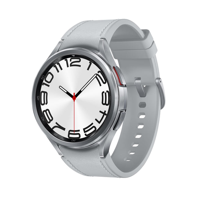 Samsung Galaxy Watch6 Classic Smartwatch, Health Features, Fitness Tracker, Fast-Charging Battery, Bluetooth, 47 mm, Silver, Includes 36-Month Manufacturer's Warranty [Exclusively at Amazon]