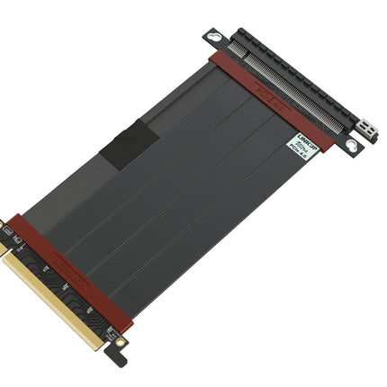 LINKUP - Ultra PCIe 4.0 X16 tõstekaabel [RTX4090 RX6950XT x570 B550 Z690 testitud] varjestatud vertikaalne mänguri PCI Express Gen4 kinnitus | sirge pesa (15 cm) 3.0 Gen3 ja TT ühilduv-