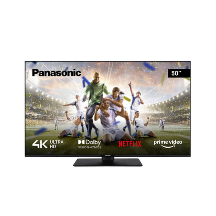 Panasonic TX-50MX600E, 50-tolline 4K Ultra HD LED-nutiteler, lai dünaamiline ulatus (HDR), Linux TV, Dolby Atmos ja Dolby Vision, Google Assistanti ja Amazon Alexa tugi, Bluetooth, must