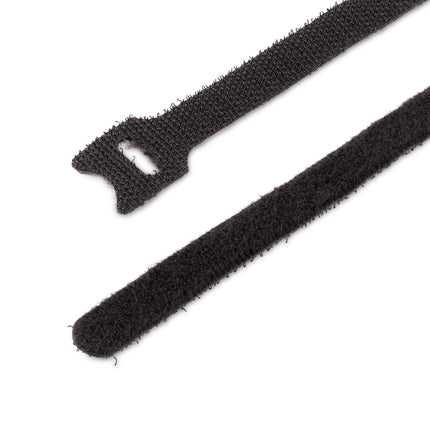 StarTech.com 15 cm takjakinnitusega kaablisidemete komplekt - 50 tk - mustad korduvkasutatavad kaablisidemed, reguleeritavad - takjakinnitusega kaablisidemed kaablite haldamiseks - takjakinnitusega teip (B506I-HOOK-LOOP-TIES)